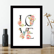 Quadro Decorativo MDF Emoldurado - Arte Multicolor 24x29cm com Moldura de Madeira 2cm