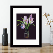 Quadro Decorativo MDF Emoldurado - Arte Multicolor 24x29cm com Moldura de Madeira 2cm