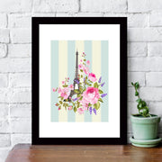 Quadro Decorativo MDF Emoldurado - Arte Multicolor 24x29cm com Moldura de Madeira 2cm