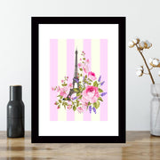 Quadro Decorativo MDF Emoldurado - Arte Multicolor 24x29cm com Moldura de Madeira 2cm