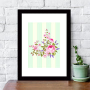 Quadro Decorativo MDF Emoldurado - Arte Multicolor 24x29cm com Moldura de Madeira 2cm