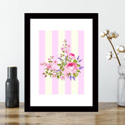 Quadro Decorativo MDF Emoldurado - Arte Multicolor 24x29cm com Moldura de Madeira 2cm