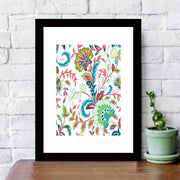 Quadro Decorativo MDF Emoldurado - Arte Multicolor 24x29cm com Moldura de Madeira 2cm