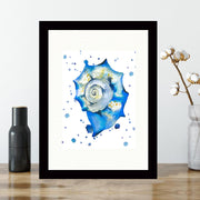 Quadro Decorativo MDF Emoldurado - Arte Multicolor 24x29cm com Moldura de Madeira 2cm