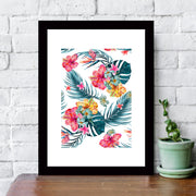 Quadro Decorativo MDF Emoldurado - Arte Multicolor 24x29cm com Moldura de Madeira 2cm