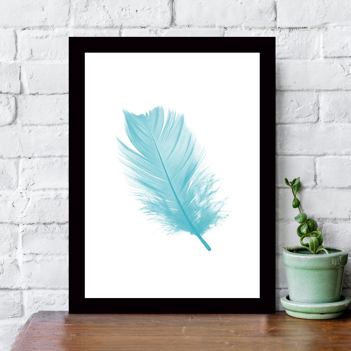 Quadro Decorativo MDF Emoldurado - Arte Multicolor 24x29cm com Moldura de Madeira 2cm