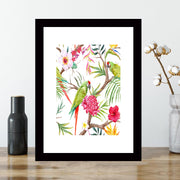 Quadro Decorativo MDF Emoldurado - Arte Multicolor 24x29cm com Moldura de Madeira 2cm