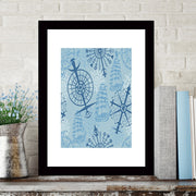 Quadro Decorativo MDF Emoldurado - Arte Multicolor 24x29cm com Moldura de Madeira 2cm