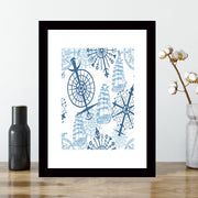 Quadro Decorativo MDF Emoldurado - Arte Multicolor 24x29cm com Moldura de Madeira 2cm