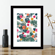 Quadro Decorativo MDF Emoldurado - Arte Multicolor 24x29cm com Moldura de Madeira 2cm