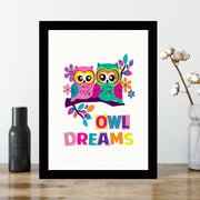 Quadro Decorativo MDF Emoldurado - Arte Multicolor 24x29cm com Moldura de Madeira 2cm