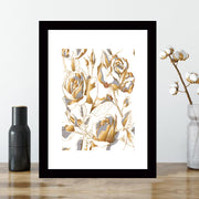 Quadro Decorativo MDF Emoldurado - Arte Multicolor 24x29cm com Moldura de Madeira 2cm