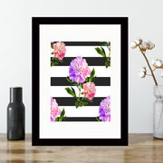 Quadro Decorativo MDF Emoldurado - Arte Multicolor 24x29cm com Moldura de Madeira 2cm