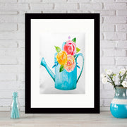 Quadro Decorativo MDF Emoldurado - Arte Multicolor 24x29cm com Moldura de Madeira 2cm