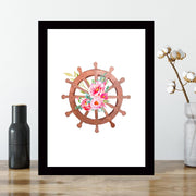 Quadro Decorativo MDF Emoldurado - Arte Multicolor 24x29cm com Moldura de Madeira 2cm