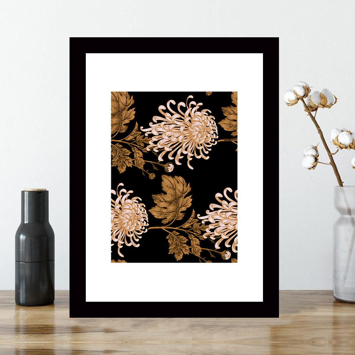 Quadro Decorativo MDF Emoldurado - Arte Multicolor 24x29cm com Moldura de Madeira 2cm