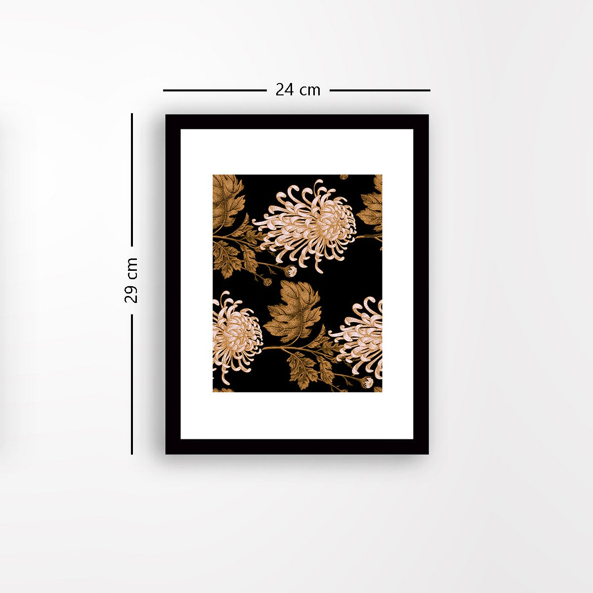 Quadro Decorativo MDF Emoldurado - Arte Multicolor 24x29cm com Moldura de Madeira 2cm