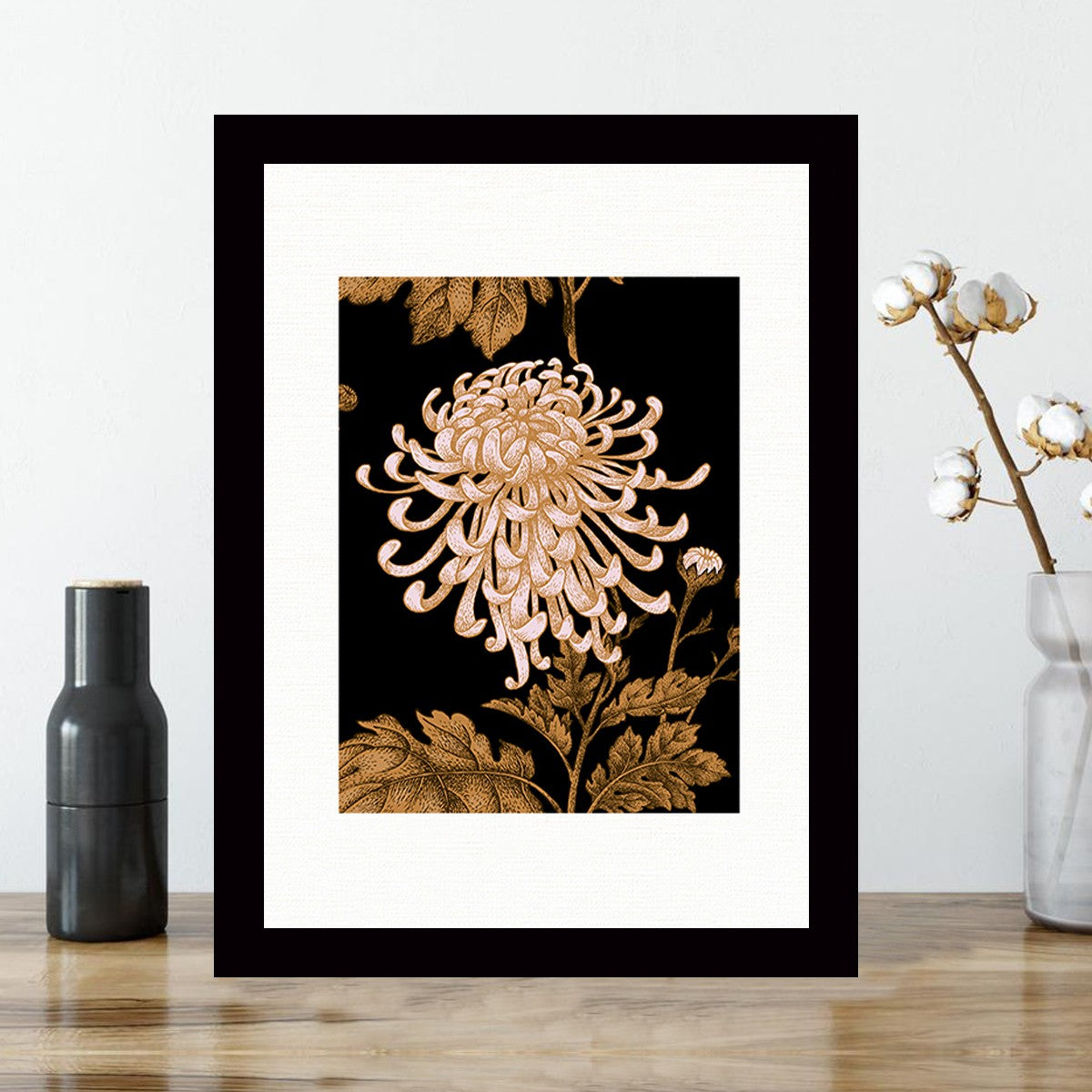 Quadro Decorativo MDF Emoldurado - Arte Multicolor 24x29cm com Moldura de Madeira 2cm