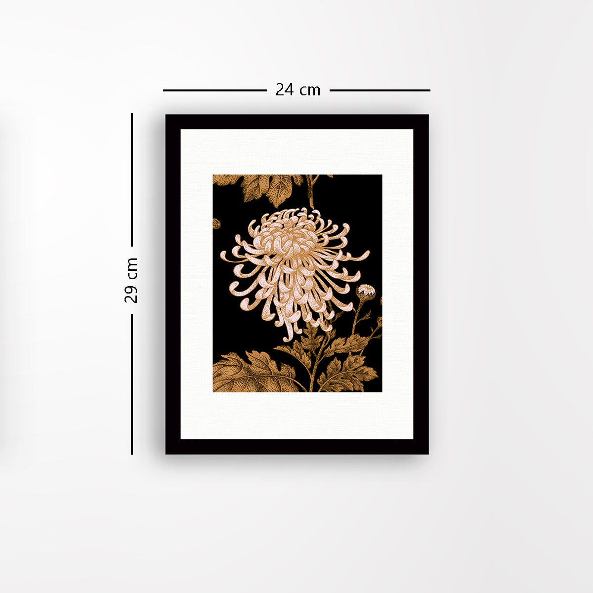 Quadro Decorativo MDF Emoldurado - Arte Multicolor 24x29cm com Moldura de Madeira 2cm