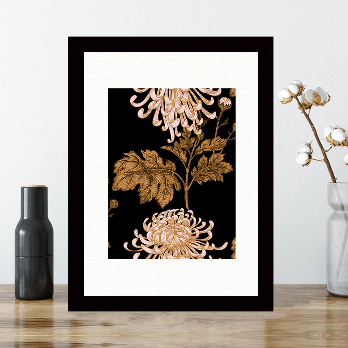 Quadro Decorativo MDF Emoldurado - Arte Multicolor 24x29cm com Moldura de Madeira 2cm