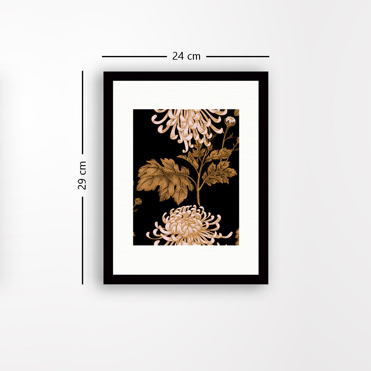 Quadro Decorativo MDF Emoldurado - Arte Multicolor 24x29cm com Moldura de Madeira 2cm