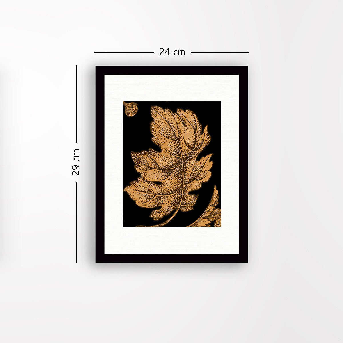 Quadro Decorativo MDF Emoldurado - Arte Multicolor 24x29cm com Moldura de Madeira 2cm