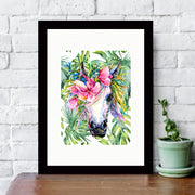 Quadro Decorativo MDF Emoldurado - Arte Multicolor 24x29cm com Moldura de Madeira 2cm