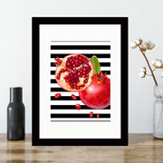 Quadro Decorativo MDF Emoldurado - Arte Multicolor 24x29cm com Moldura de Madeira 2cm