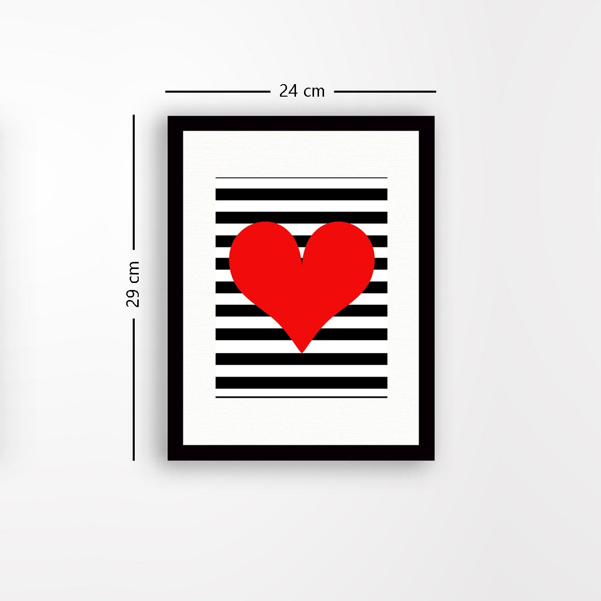 Quadro Decorativo MDF Emoldurado - Arte Multicolor 24x29cm com Moldura de Madeira 2cm