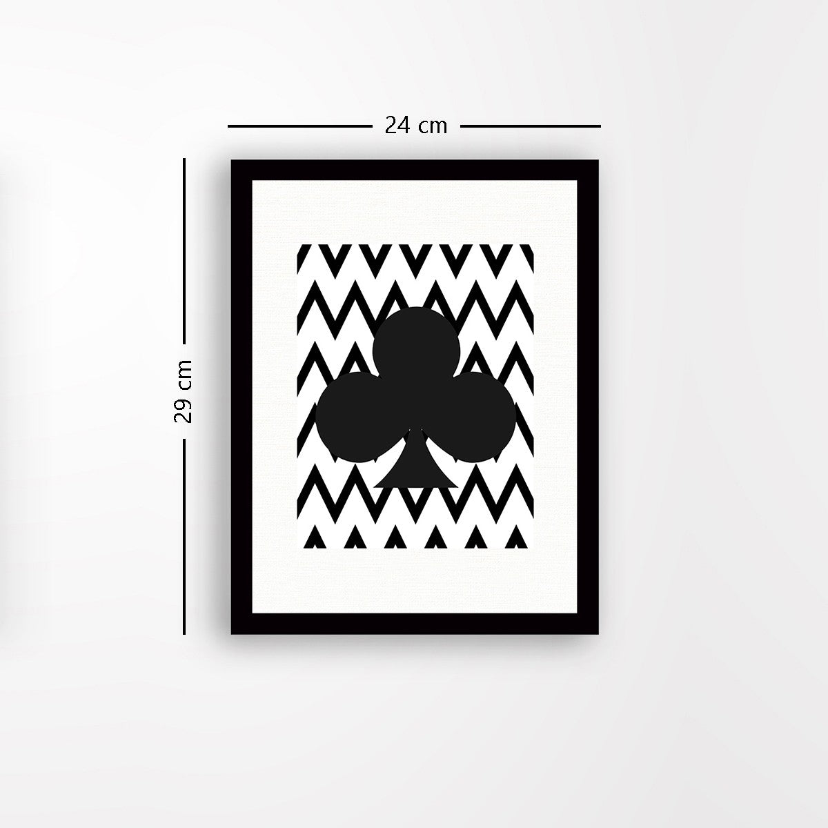 Quadro Decorativo MDF Emoldurado - Arte Multicolor 24x29cm com Moldura de Madeira 2cm