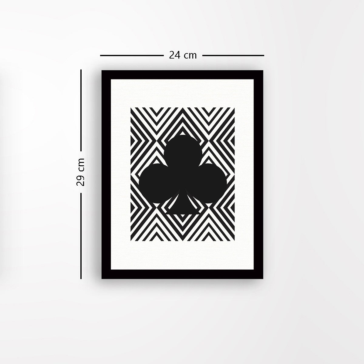 Quadro Decorativo MDF Emoldurado - Arte Multicolor 24x29cm com Moldura de Madeira 2cm