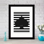 Quadro Decorativo MDF Emoldurado - Arte Multicolor 24x29cm com Moldura de Madeira 2cm