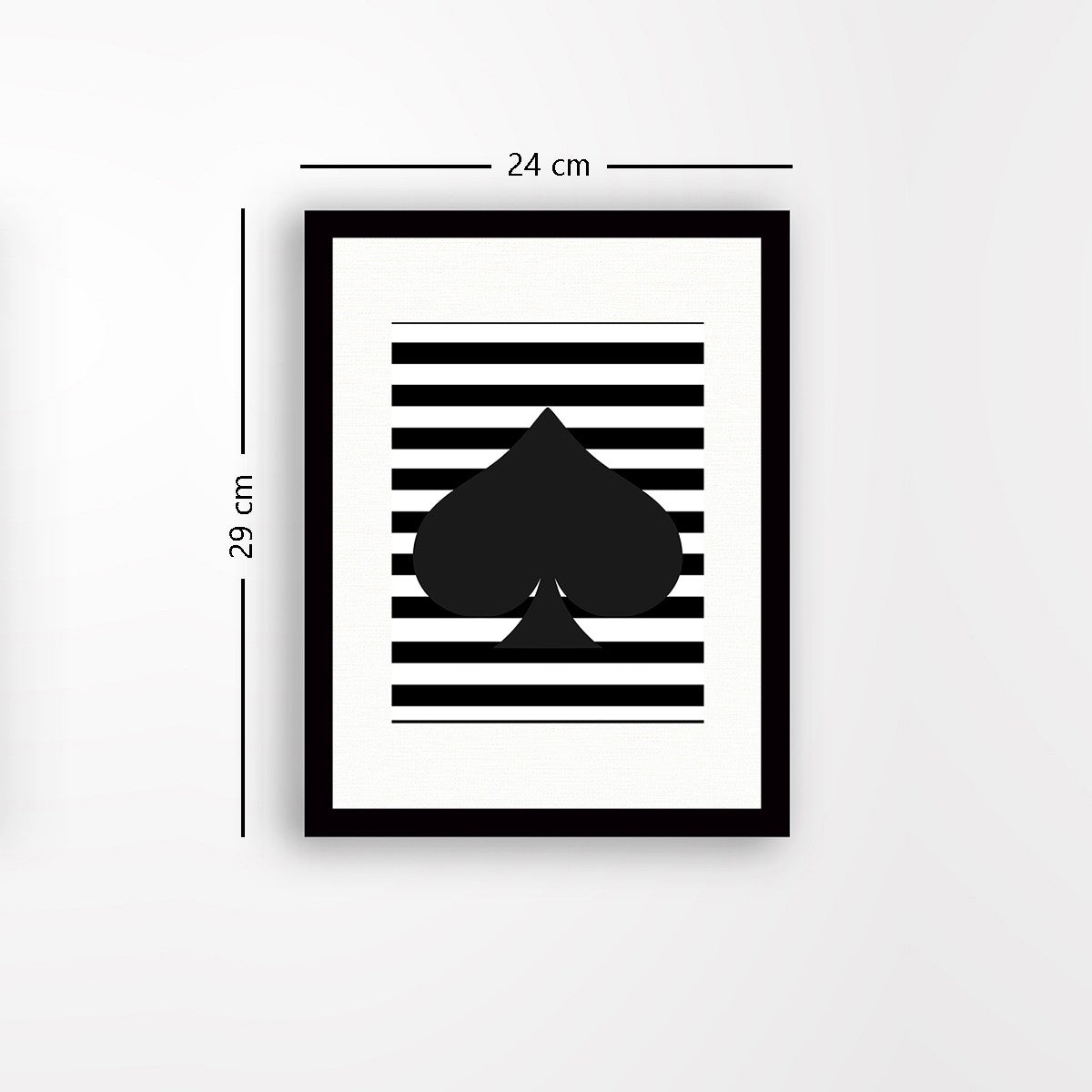 Quadro Decorativo MDF Emoldurado - Arte Multicolor 24x29cm com Moldura de Madeira 2cm