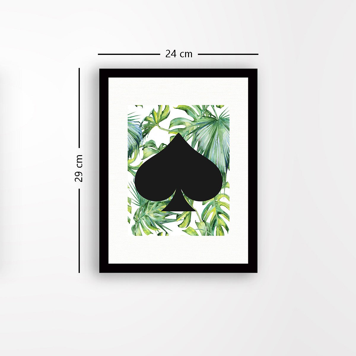 Quadro Decorativo MDF Emoldurado - Arte Multicolor 24x29cm com Moldura de Madeira 2cm