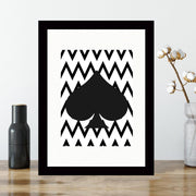 Quadro Decorativo MDF Emoldurado - Arte Multicolor 24x29cm com Moldura de Madeira 2cm