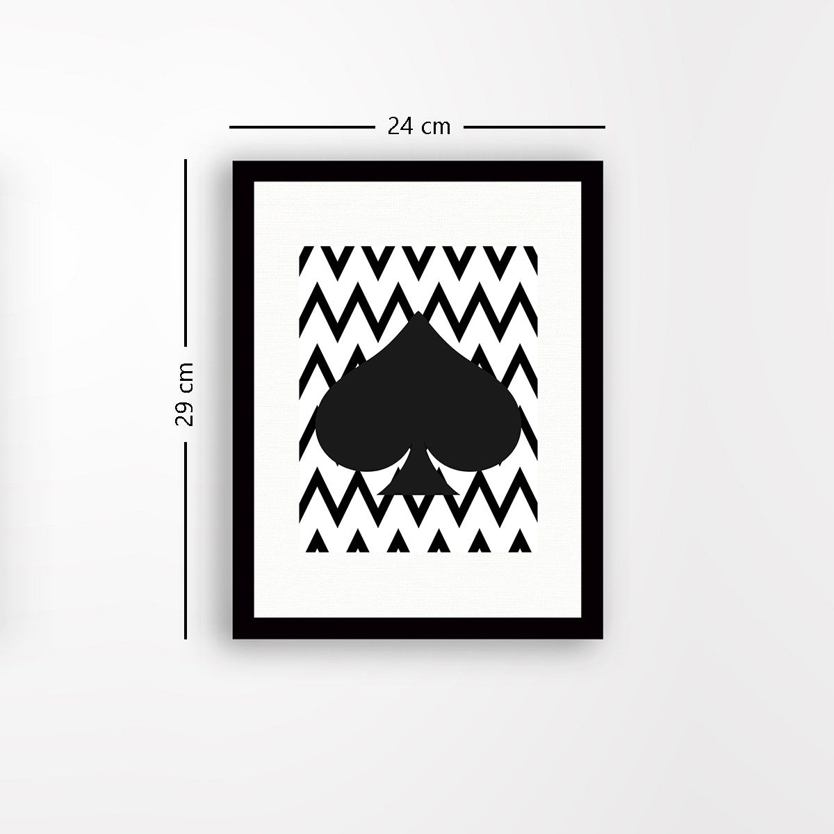 Quadro Decorativo MDF Emoldurado - Arte Multicolor 24x29cm com Moldura de Madeira 2cm