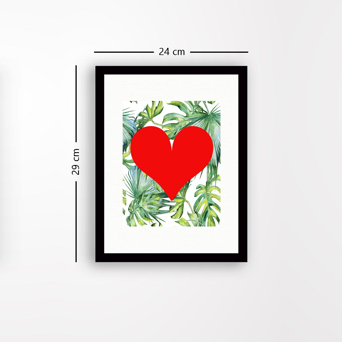 Quadro Decorativo MDF Emoldurado - Arte Multicolor 24x29cm com Moldura de Madeira 2cm