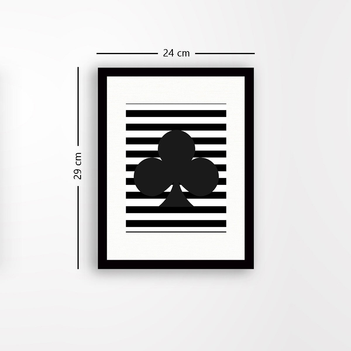 Quadro Decorativo MDF Emoldurado - Arte Multicolor 24x29cm com Moldura de Madeira 2cm