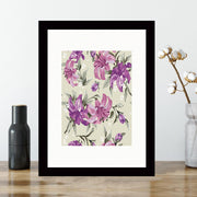 Quadro Decorativo MDF Emoldurado - Arte Multicolor 24x29cm com Moldura de Madeira 2cm