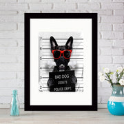 Quadro Decorativo MDF Emoldurado - Arte Multicolor 24x29cm com Moldura de Madeira 2cm