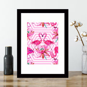 Quadro Decorativo MDF Emoldurado - Arte Multicolor 24x29cm com Moldura de Madeira 2cm