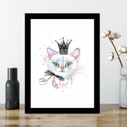 Quadro Decorativo MDF Emoldurado - Arte Multicolor 24x29cm com Moldura de Madeira 2cm