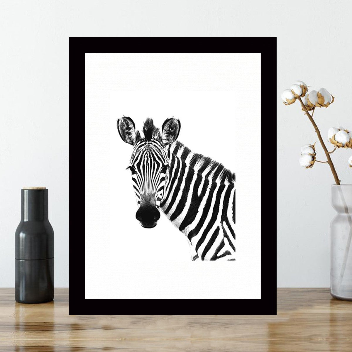 Quadro Decorativo MDF Emoldurado - Arte Multicolor 24x29cm com Moldura de Madeira 2cm