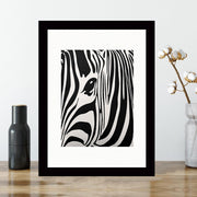 Quadro Decorativo MDF Emoldurado - Arte Multicolor 24x29cm com Moldura de Madeira 2cm