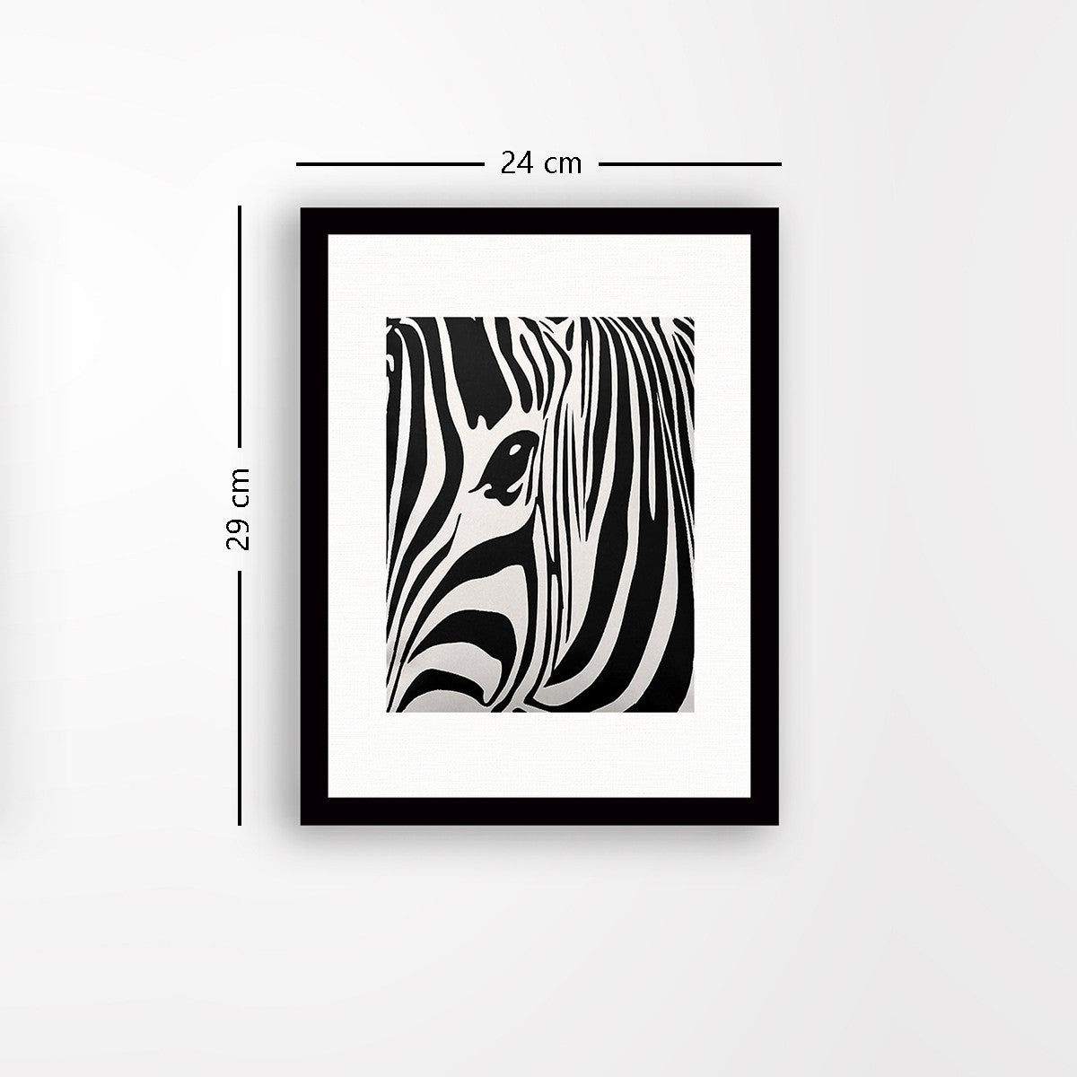 Quadro Decorativo MDF Emoldurado - Arte Multicolor 24x29cm com Moldura de Madeira 2cm