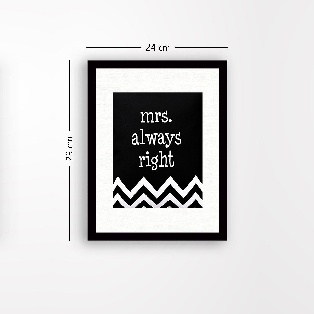 Quadro Decorativo MDF Emoldurado - Arte Multicolor 24x29cm com Moldura de Madeira 2cm