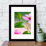 Quadro Decorativo MDF Emoldurado - Arte Multicolor 24x29cm com Moldura de Madeira 2cm