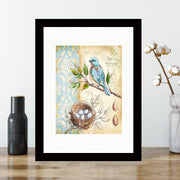 Quadro Decorativo MDF Emoldurado - Arte Multicolor 24x29cm com Moldura de Madeira 2cm