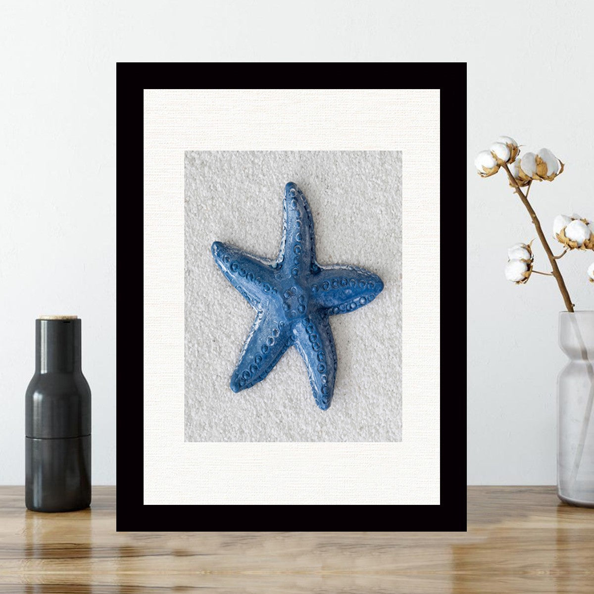 Quadro Decorativo MDF Emoldurado - Arte Multicolor 24x29cm com Moldura de Madeira 2cm