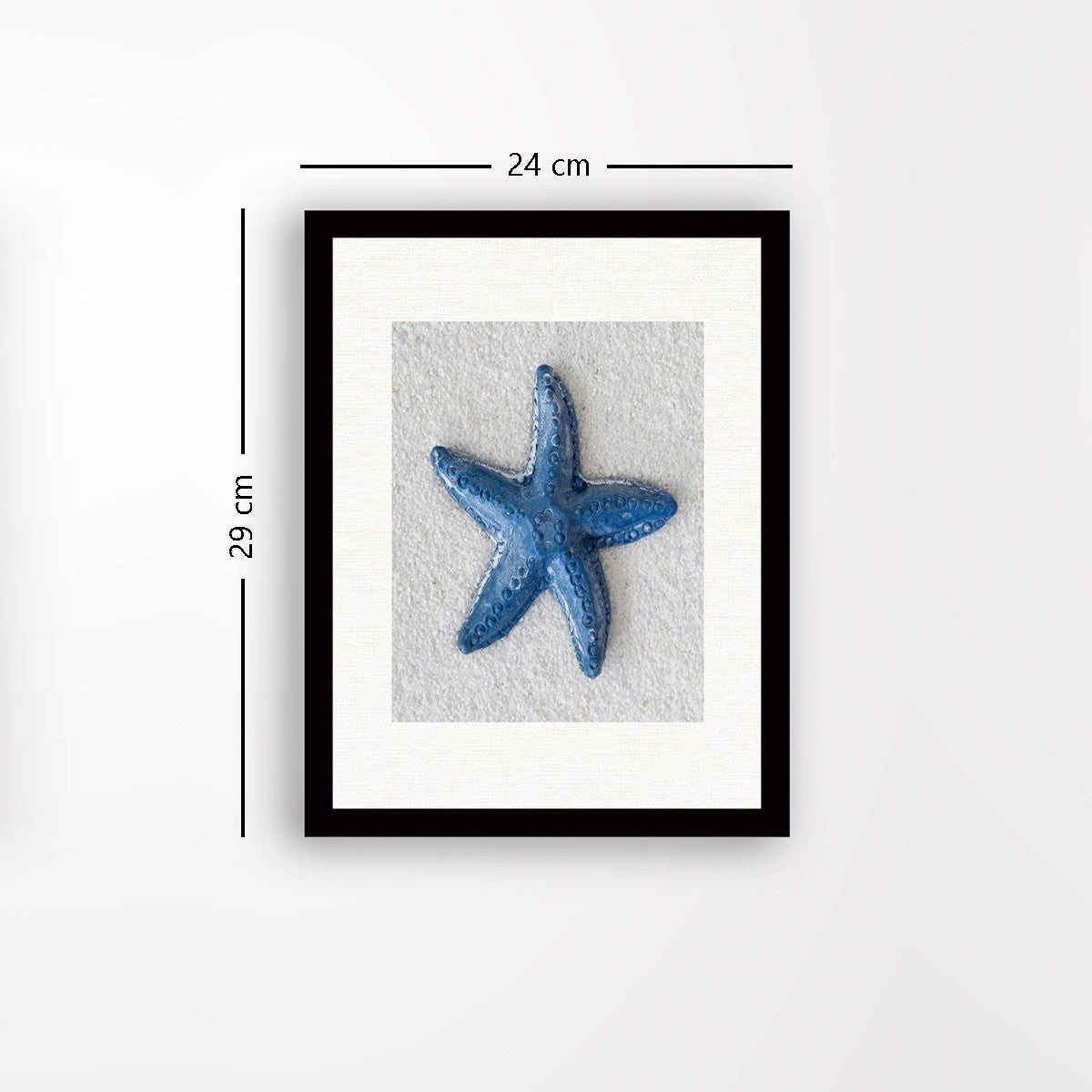 Quadro Decorativo MDF Emoldurado - Arte Multicolor 24x29cm com Moldura de Madeira 2cm